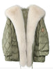 Jodi - Jacke mit pelzkragen