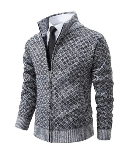 Vincenzo - Jacquard strickjacke