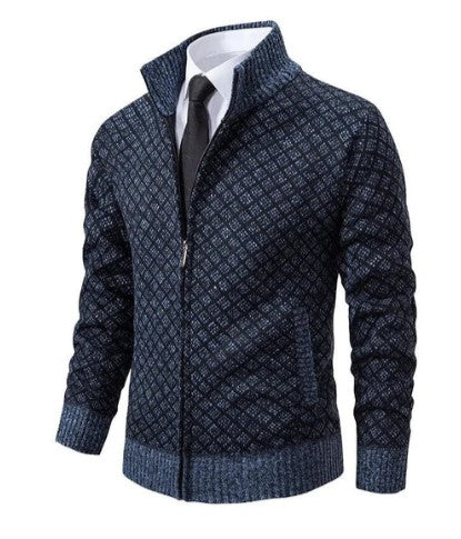 Vincenzo - Jacquard strickjacke