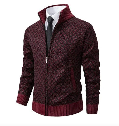 Vincenzo - Jacquard strickjacke