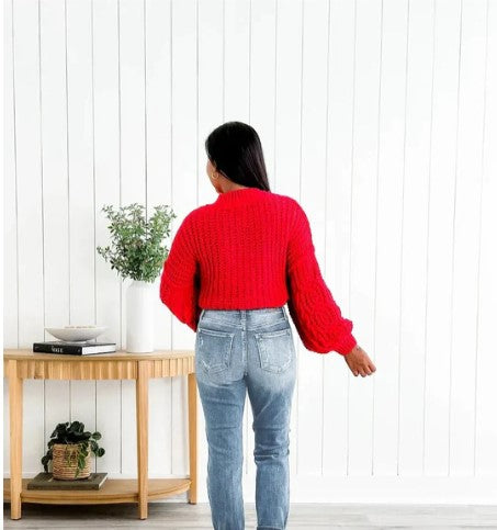 Myra - Trendy zerrissene boyfriendjeans mit umschlag