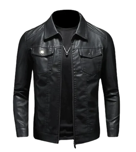 Sam - Herren vintage-lederjacke