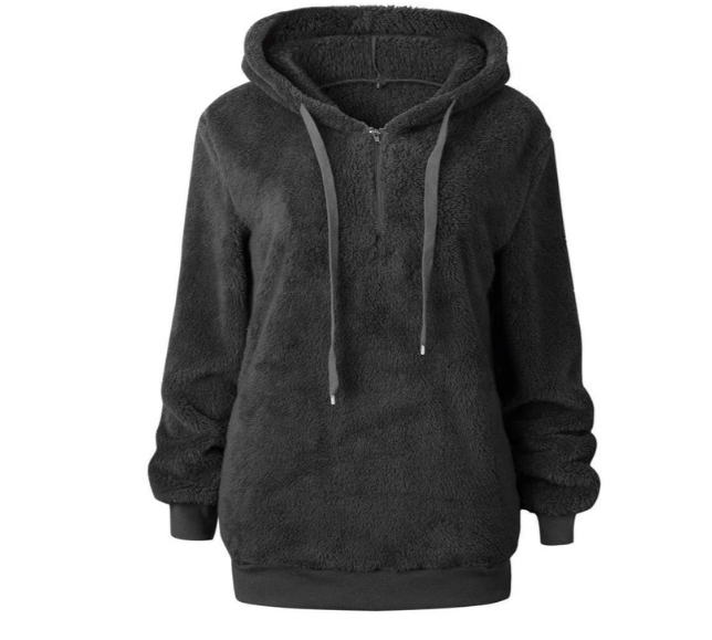 Trudy - Damen fleece-sweatshirt mit reißverschluss