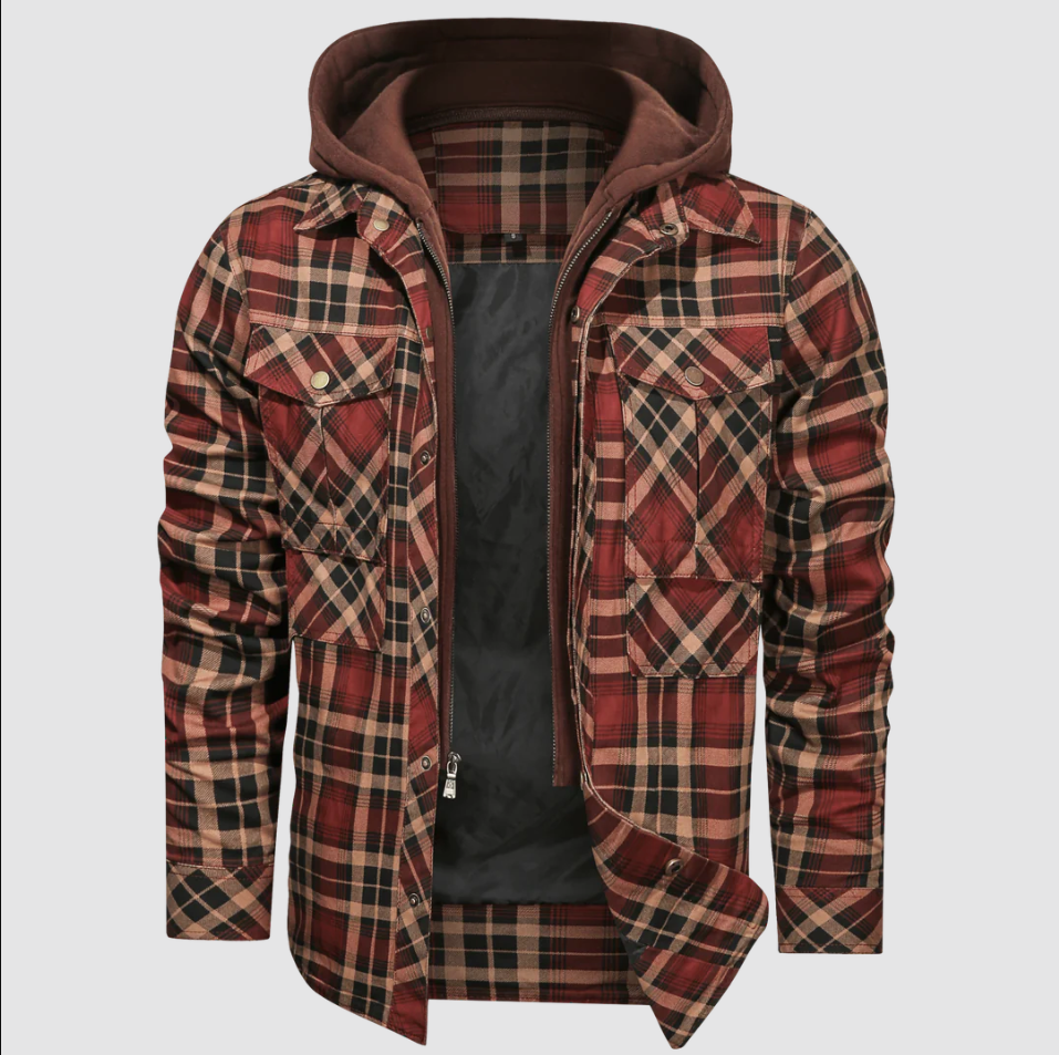Barry - Karierte herrenjacke
