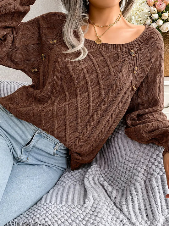 Opal - Sexy und modischer strickpullover für damen