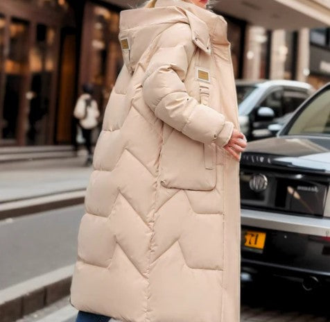 Gabriela - Lange pufferjacke winterparka