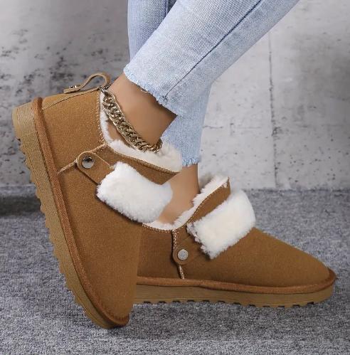 Amira - winter plüsch gefütterte schneestiefel