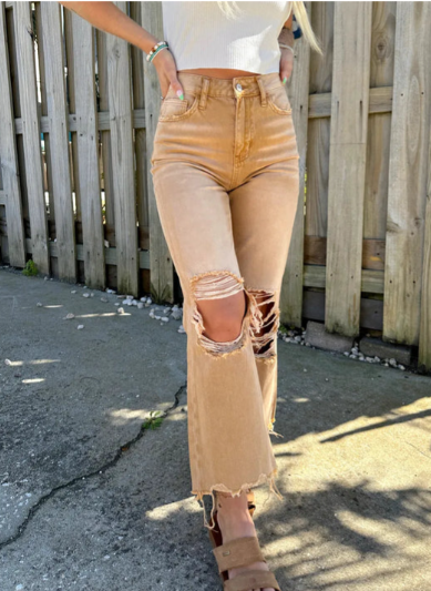 Lucille - Zerrissene jeans mit ultimativem tragekomfort