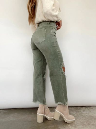 Lucille - Zerrissene jeans mit ultimativem tragekomfort