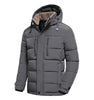 Zeno - Herren winterjacke mit abnehmbarer kapuze