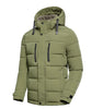 Zeno - Herren winterjacke mit abnehmbarer kapuze