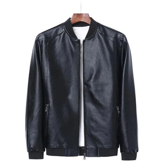 Tadhg - Herren Lederjacke mit geradem Schnitt
