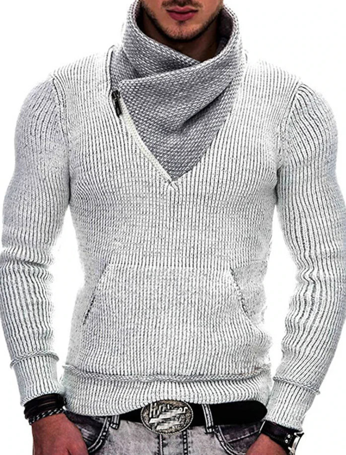 Frank - Modischer Strickpullover Im Harajuku-Stil Für Männer