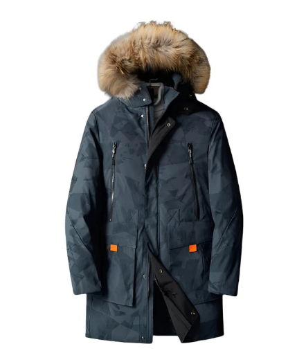 Anderson - Herrenparka Mit Kunstfellkapuze