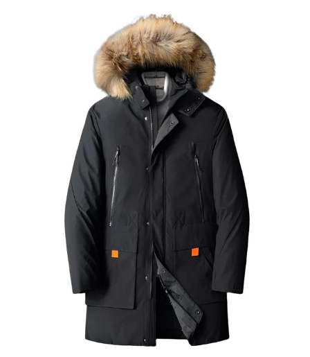 Anderson - Herrenparka Mit Kunstfellkapuze