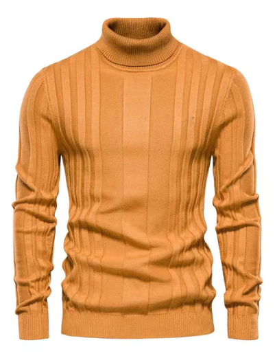 Archer - Klassischer Gerippter Rollkragenpullover Für Herren
