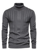 Archer - Klassischer Gerippter Rollkragenpullover Für Herren