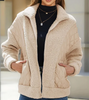 Emerie - Sherpa Jacke Mit Reißverschluss Für Damen