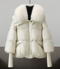 Jayla - Wattierte Steppjacke Für Damen Mit Pelzbesatz