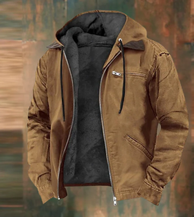 Andrew - Herrenjacke Mit Kapuze Und Reißverschluss