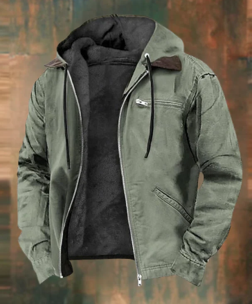 Andrew - Herrenjacke Mit Kapuze Und Reißverschluss
