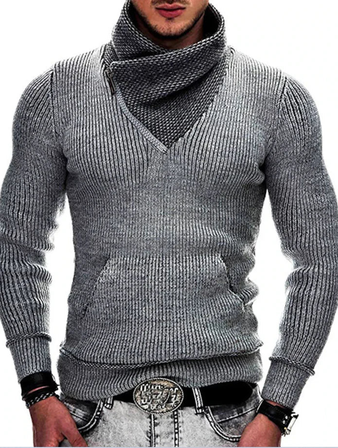 Frank - Modischer Strickpullover Im Harajuku-Stil Für Männer