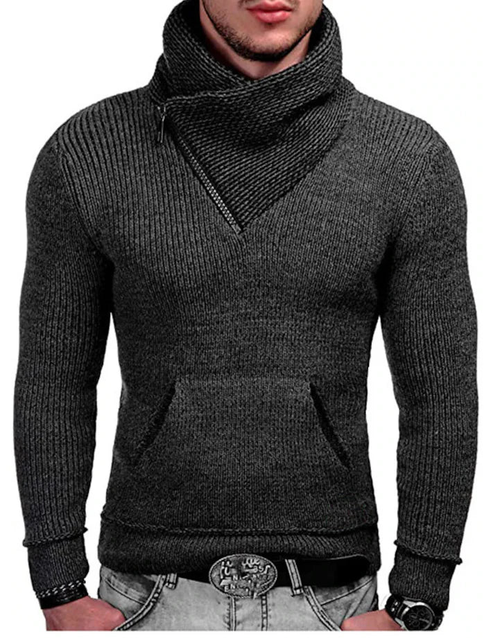 Frank - Modischer Strickpullover Im Harajuku-Stil Für Männer