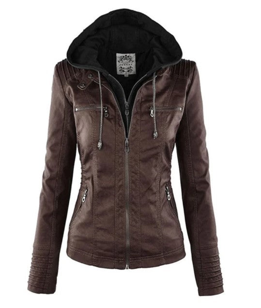 Scarlett - Stylische lederjacke