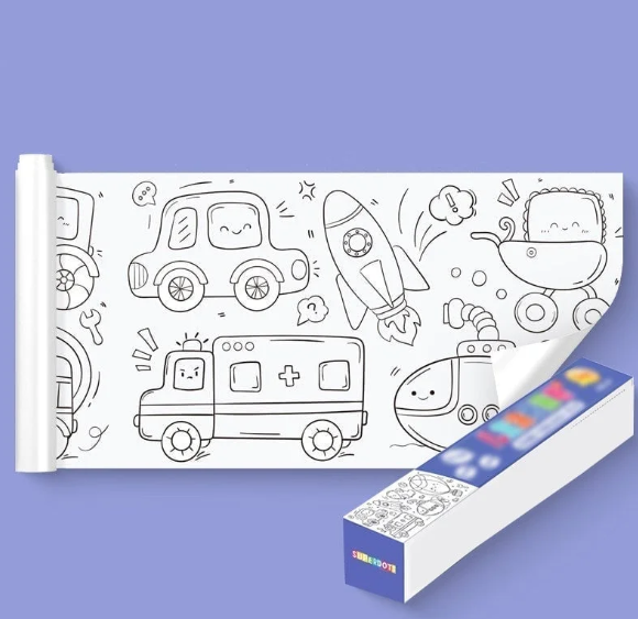 DrawFun - Kreative Zeichnungsrolle für endlosen Spaß