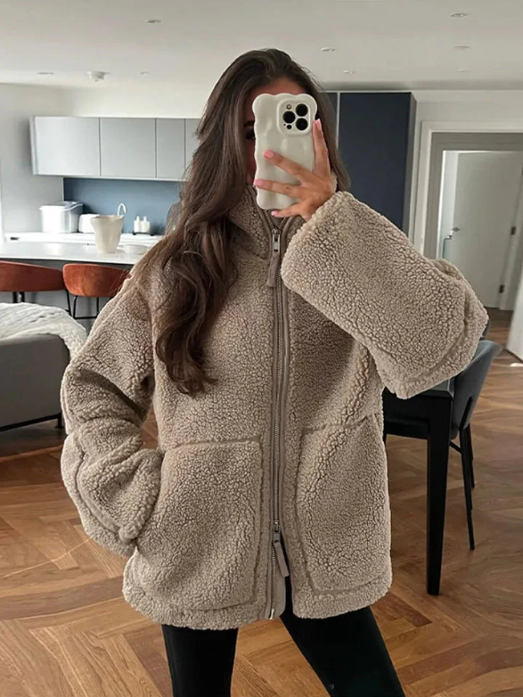 Evie - Wärmerer Teddymantel