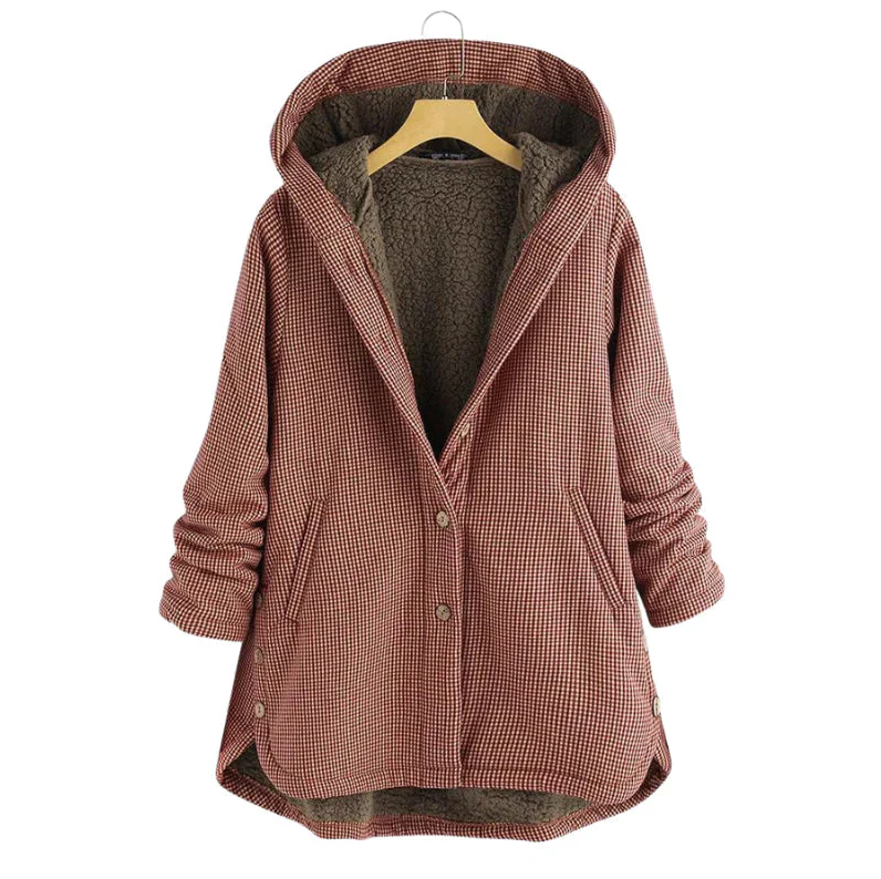 Irene - Moderne kurzjacke mit luxuriösem kragen