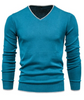 Lowell - Slim-fit-pullover aus sterlingsilber mit v-ausschnitt