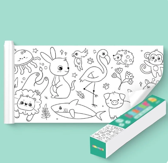 DrawFun - Kreative Zeichnungsrolle für endlosen Spaß
