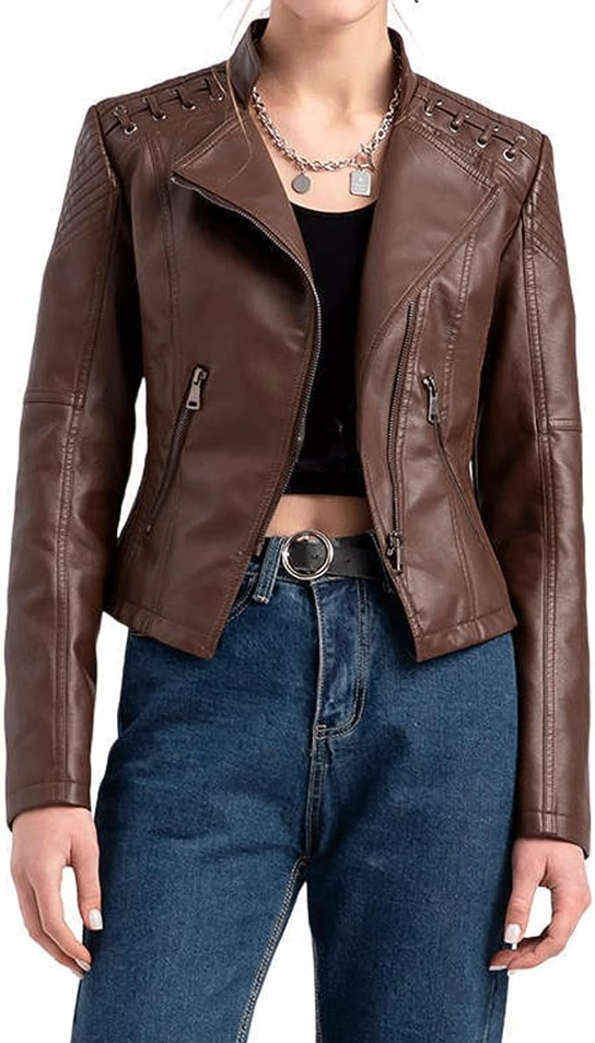 Odette - stylische Lederjacke
