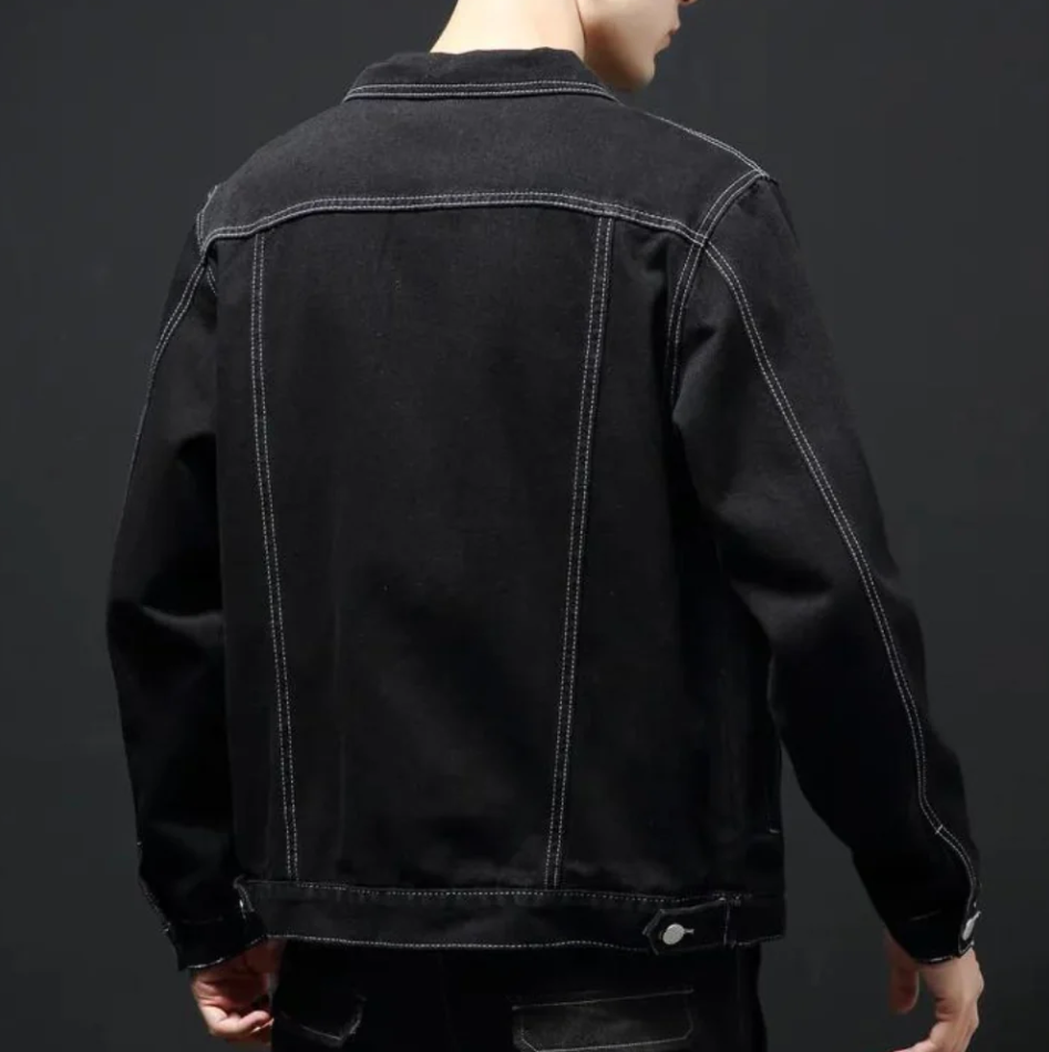 Scott - Winter-jeansjacke mit knöpfen für herren
