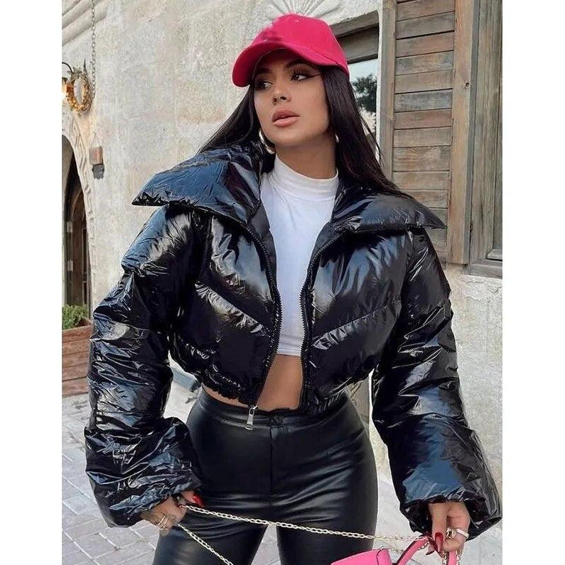 Irene - Stylische kurze pufferjacke mit steppmuster