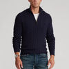 Damari - Wollpullover mit halbem reißverschluss