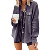 Bailee - Cordjacke mit unregelmäßiger Kapuze