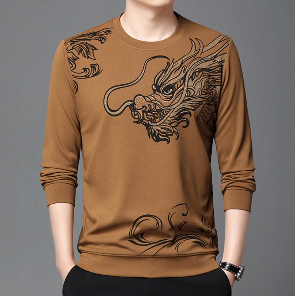 Harrison – Bequemes herren-sweatshirt mit rundhalsausschnitt