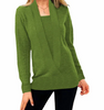 Maleah – Einzigartige Strickpullover mit V-Ausschnitt