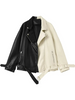 Eileen - Einzigartige zweifarbige damenjacke mit modernem design