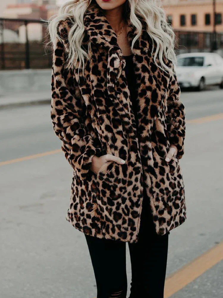 Jacqueline - Jacke mit leopardenmuster