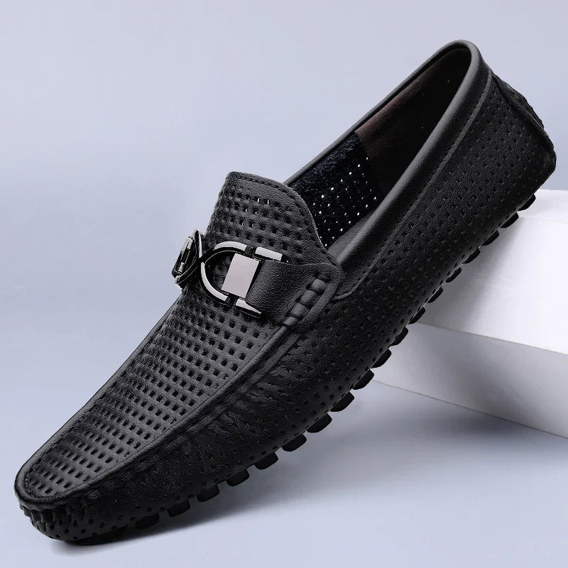 Elegante Herren-Loafer aus echtem Leder