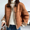 Karla - Vielseitige Wildlederjacke Für Jeden Look