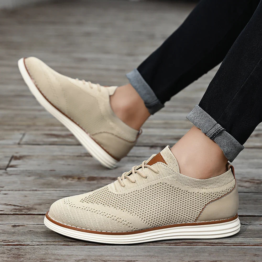 Herren Flyknit Oxford Freizeitschuhe - Leicht und Gepolstert