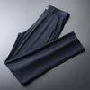 Herrenhose in schmaler Passform aus Eissilke und Stretchmaterial