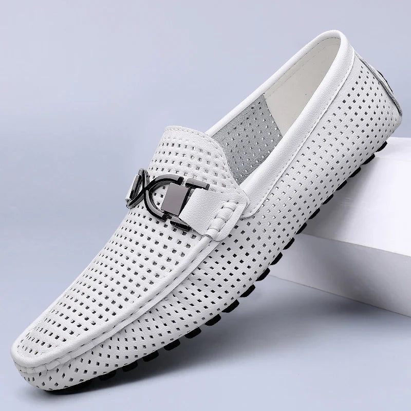 Elegante Herren-Loafer aus echtem Leder