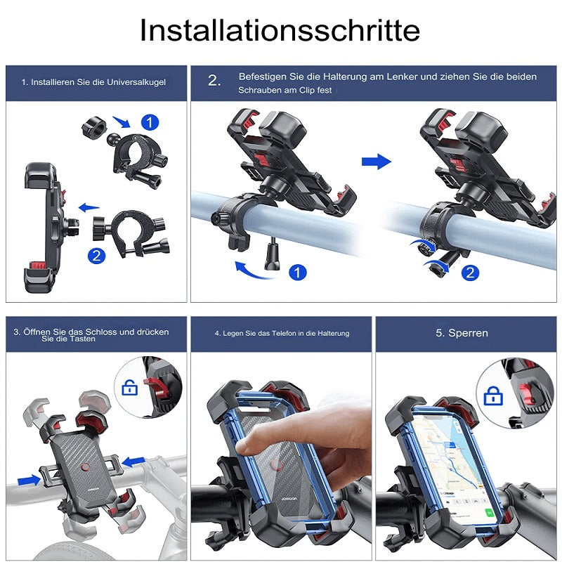 BikeVersa - 360° Fahrrad Handyhalter