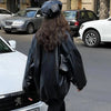 Vickie - Lockere Motorrad-Lederjacke