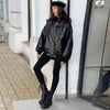 Vickie - Lockere Motorrad-Lederjacke